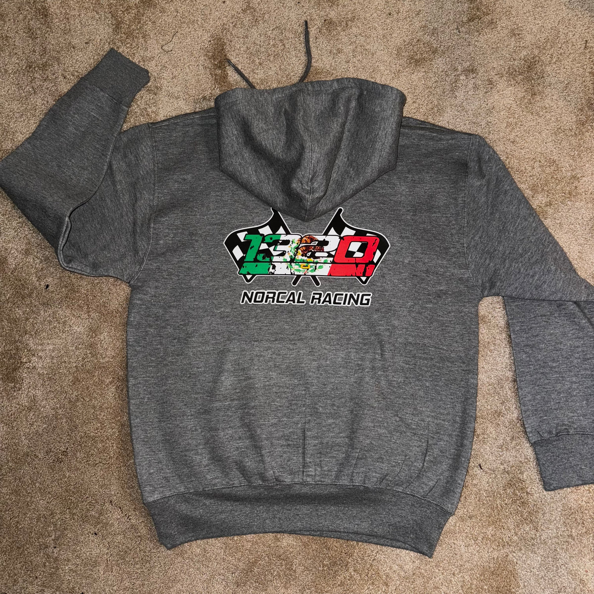 Norcal Front and Back Printed Hoodie