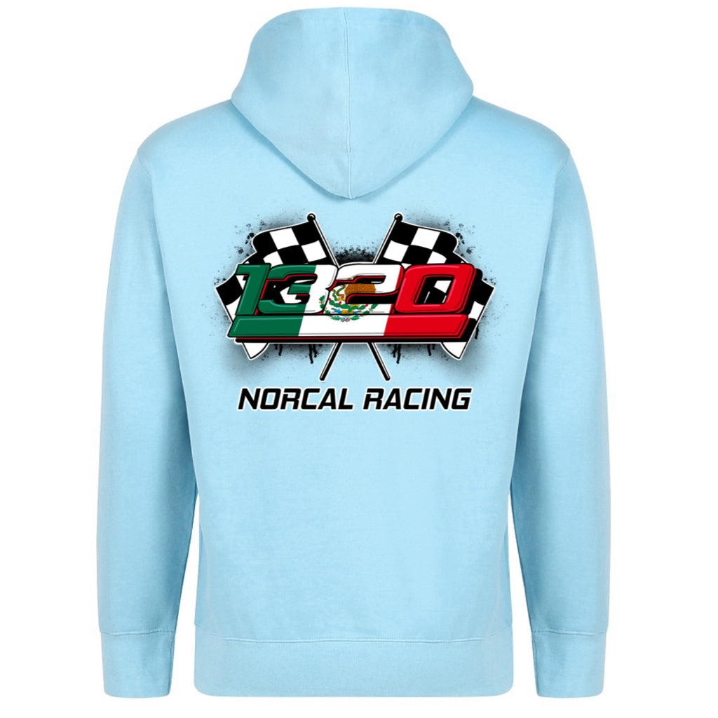 New Logo Splattered Norcal Front and Back Printed Hoodie